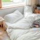 Jersey Knit Pillowcases Queen Size - White Pillow Cases 20x30 inches Ultra Soft Breathable, Lightweight and Comfortable Pillowcase with Envelope Closure